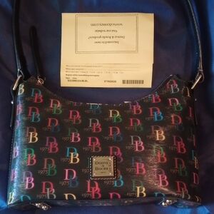 Dooney & Bourke Multicolor Logo Shoulder Bag